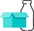 Illustration of box and HDPE Pharma bottle